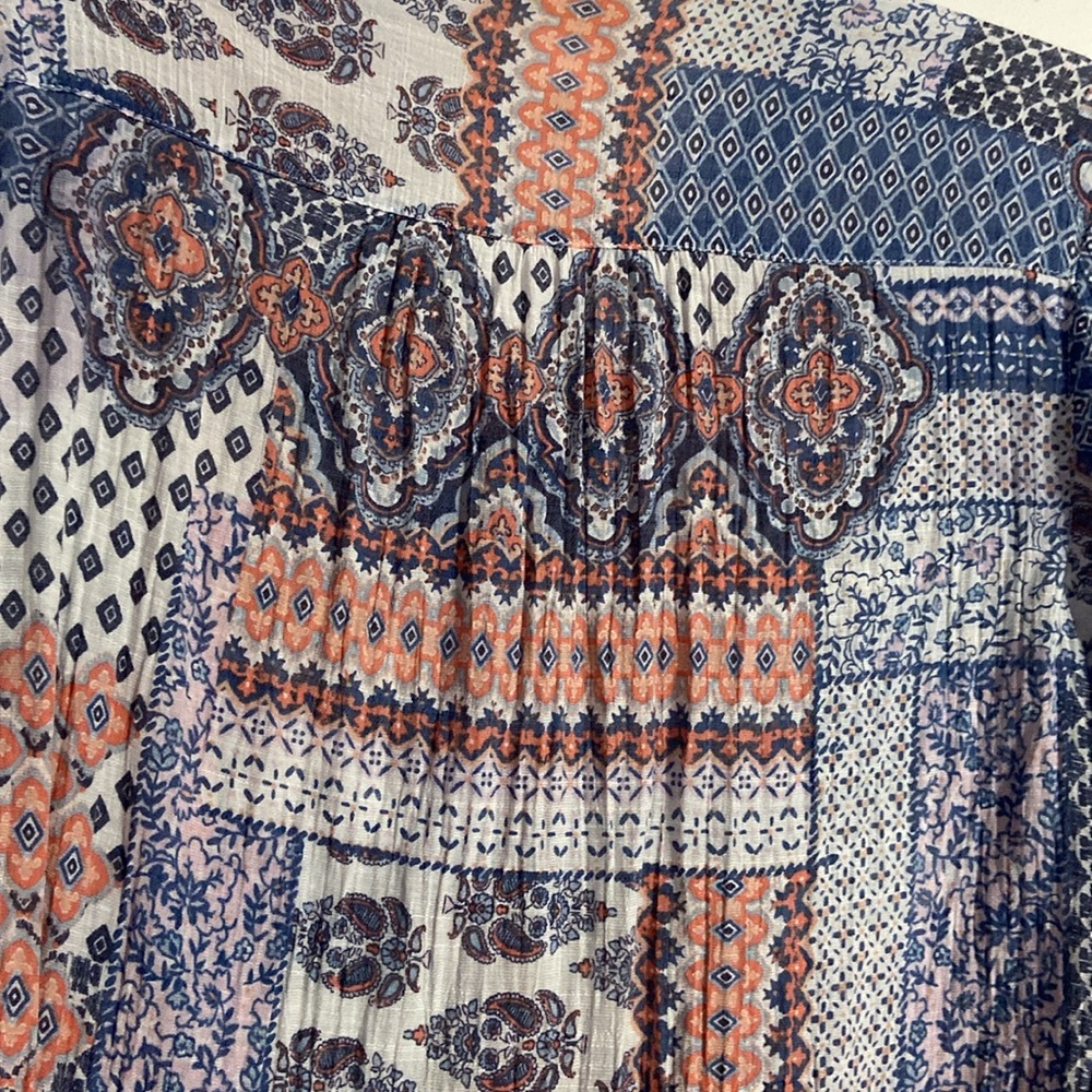 Ruby Rd Button Up Top - Picture 4 of 9